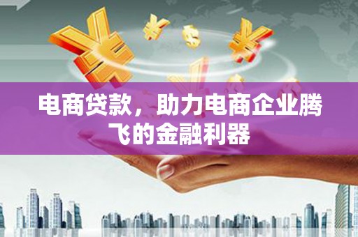 藁城电商贷款，助力电商企业腾飞的金融利器