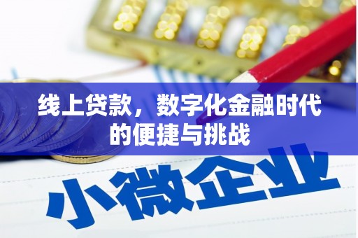 巴里坤线上贷款，数字化金融时代的便捷与挑战