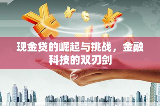 邓州现金贷的崛起与挑战，金融科技的双刃剑