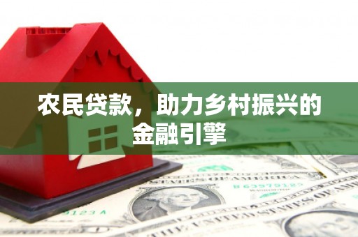 岗巴农民贷款，助力乡村振兴的金融引擎