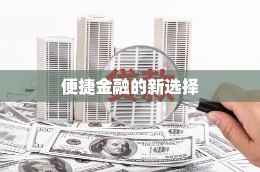 甘洛便捷金融的新选择
