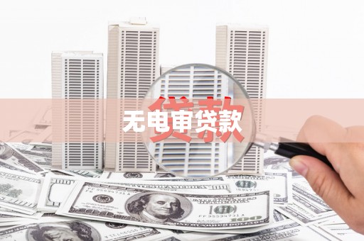 高碑店无电审贷款