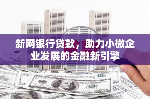 新园新网银行贷款，助力小微企业发展的金融新引擎
