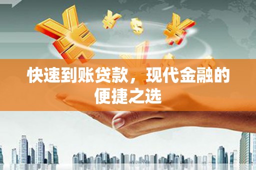 项城快速到账贷款，现代金融的便捷之选