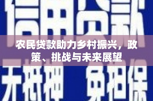 茶山农民贷款助力乡村振兴，政策、挑战与未来展望