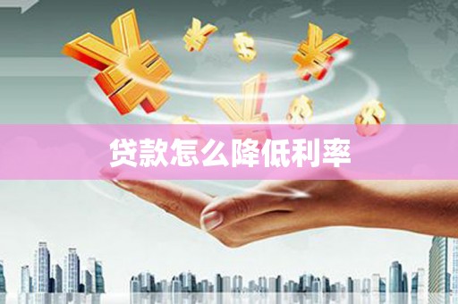 永善贷款怎么降低利率
