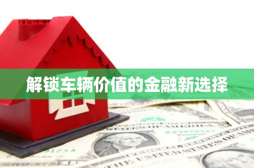 凤县解锁车辆价值的金融新选择