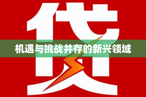 银海机遇与挑战并存的新兴领域
